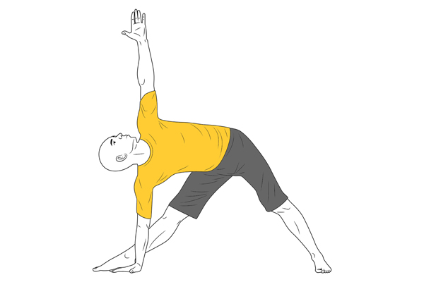Yoga: Postura del Triangulo